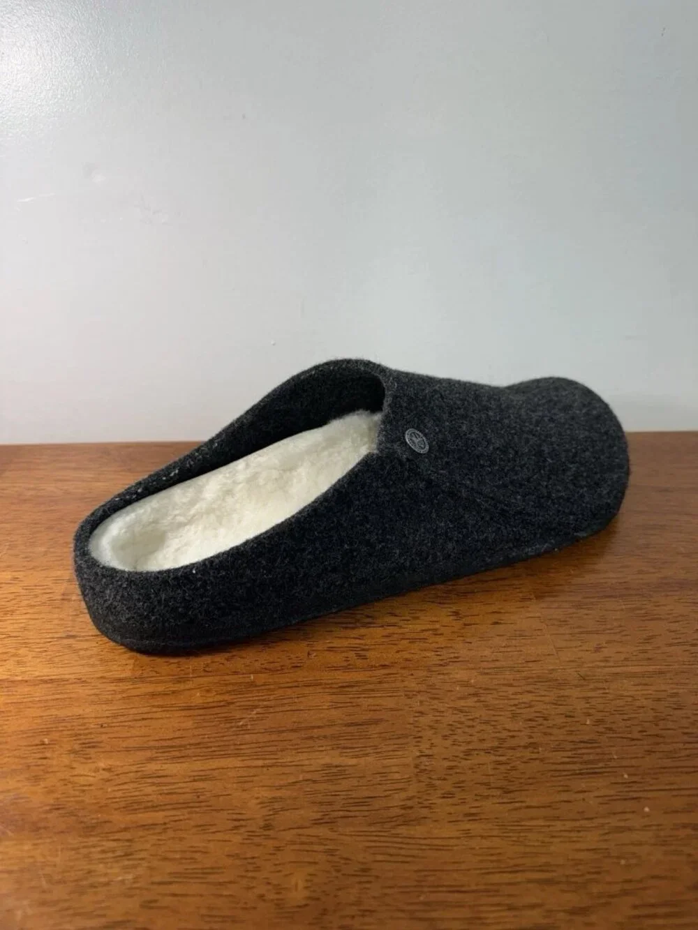 Birkenstock Zermatt Shearling Wool Felt Clogs Anthracite EU 46 Men 13